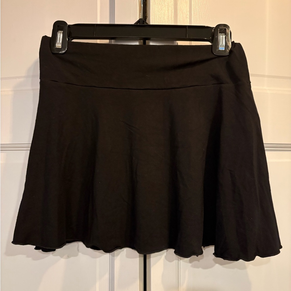 Brandy Melville Black Skater Skirt